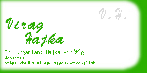 virag hajka business card